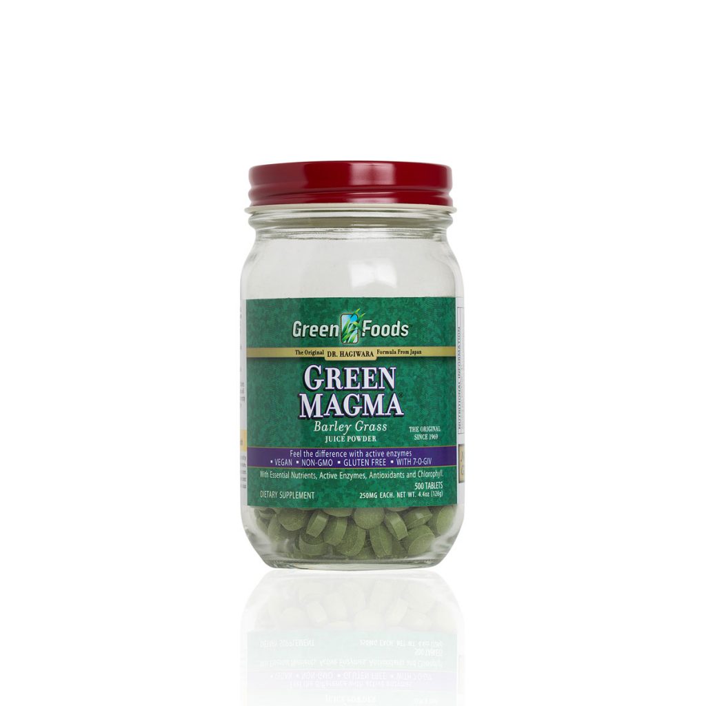 GREEN FOODS™ GREEN MAGMA® BARLEY GRASS POWDER JUICE TABLETS 500s(EXP04
