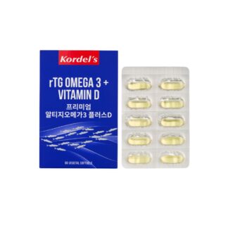 KORDEL'S rTG OMEGA 3 + VITAMIN D 60s
