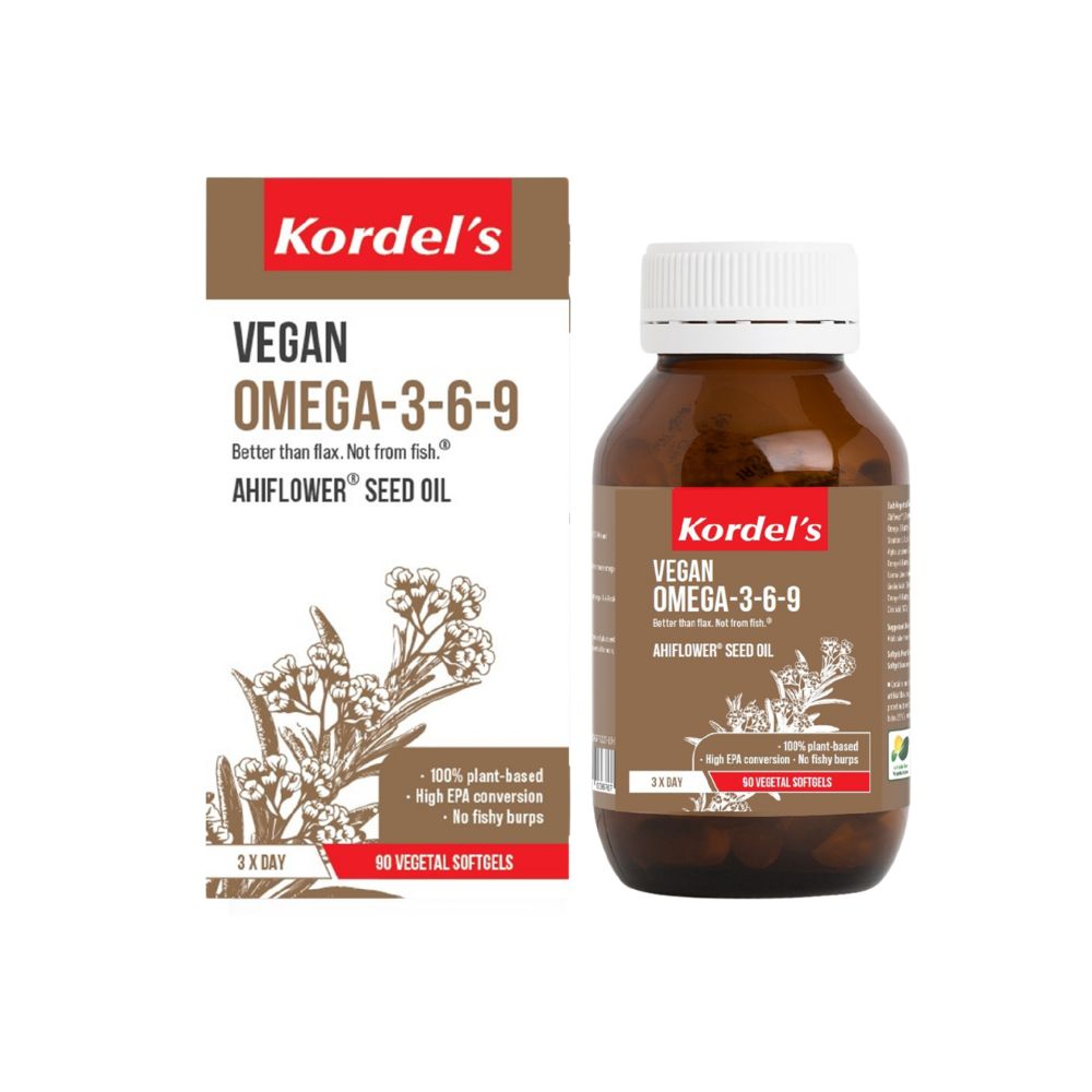 Kordel's Ahiflower® Seed Oil 90 Softgels Suitable for Vegetarians