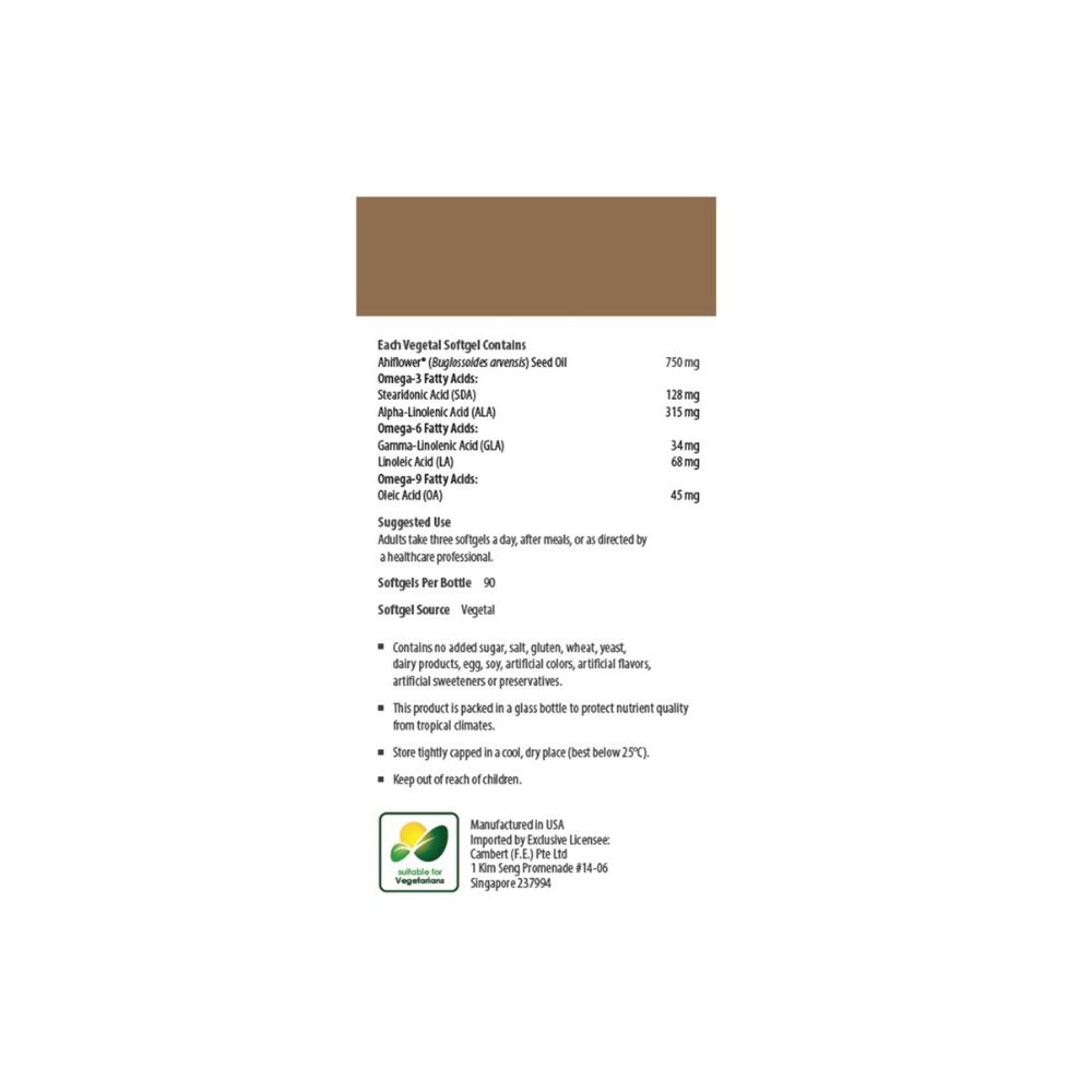 Kordel's Ahiflower® Seed Oil 90 Softgels Suitable for Vegetarians - Image 5